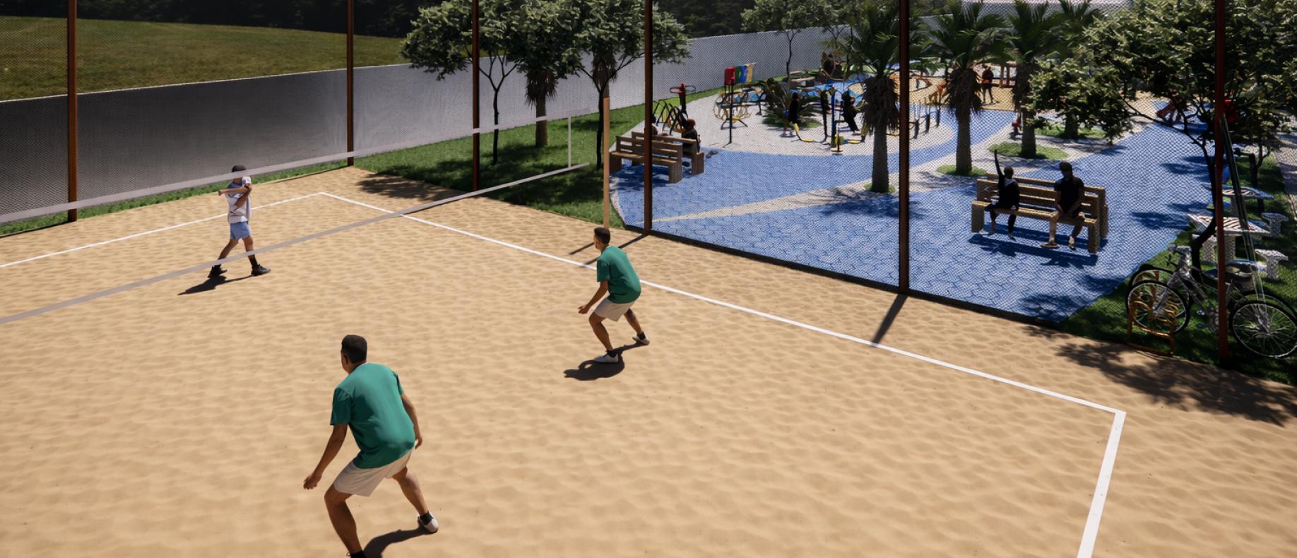 Quadra de areia